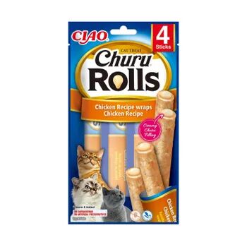 Churu Cat Rolls Receta De Pollo 12 Uds 40g
