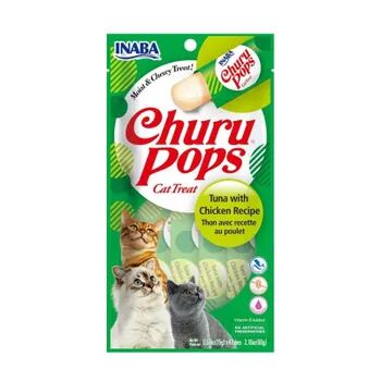 Churu Cat Pops Receta De Atún Con Pollo 4 Uds 15g