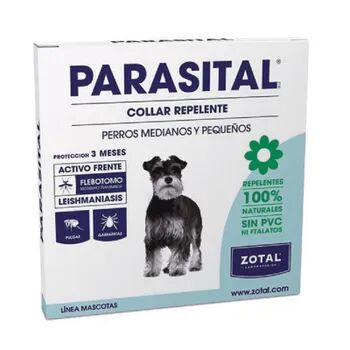 Zotal Parasital Collar Repelente Perros Medianos Y Pequeños