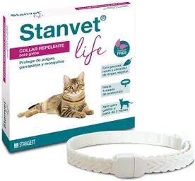 Stangest Stanvet Life Collar Repelente Para Gatos