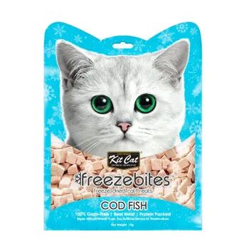 Kit Cat FreezeBites Bacalao Snack Liofilizado 15g 24 Uds