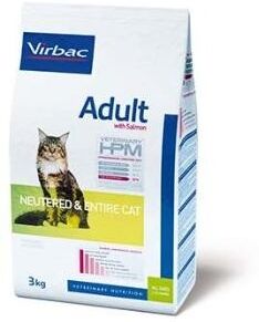 Virbac Hpm Adult With Salmon Neutered & Entire Cat 3 Kg