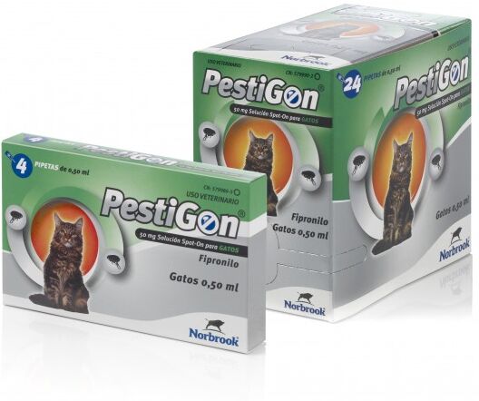 Karizoo Pestigon Gatos 24 Pipetas 0,5 Ml (+1kg)