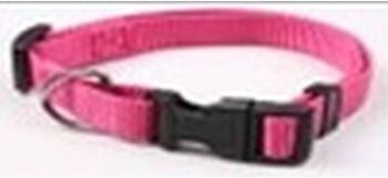 Complementos Collar Regulable En Nylon Rosa (1,5x40cm)