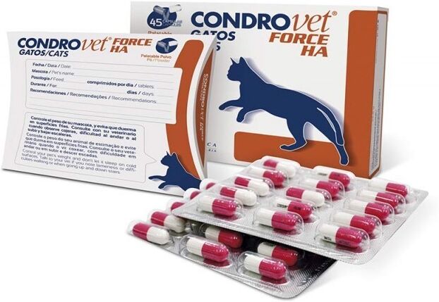 Bioiberica Condrovet Force Ha Gatos 45 Capsulas