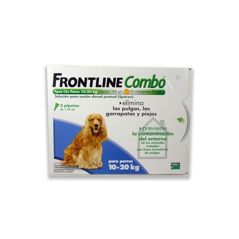 Merial Combo Frontline (10-20 Kg) 3 Pipetas