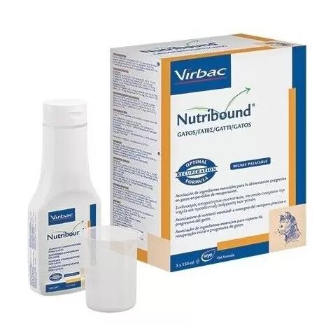 Virbac Nutribound Gatos 3 Botellas X 150 Ml