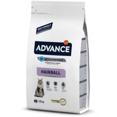 Advance Gatos Hairball Pavo Y Arroz 1.5 Kg