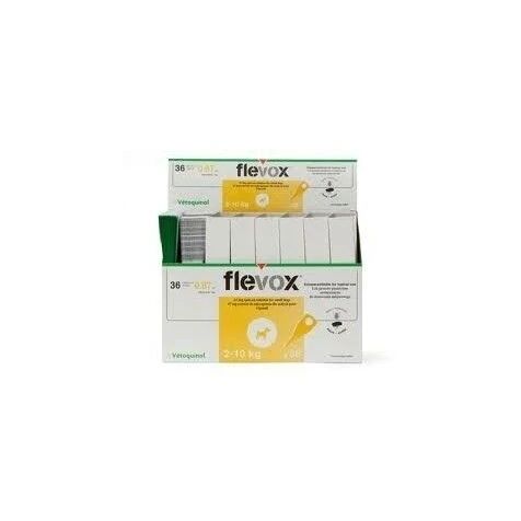 VETOQUINOL Flevox Perros S 36 Pipetas (2-10 Kg)