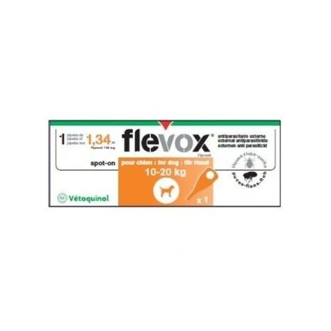 VETOQUINOL Flevox Perros M 1 Pipeta (10-20 Kg)
