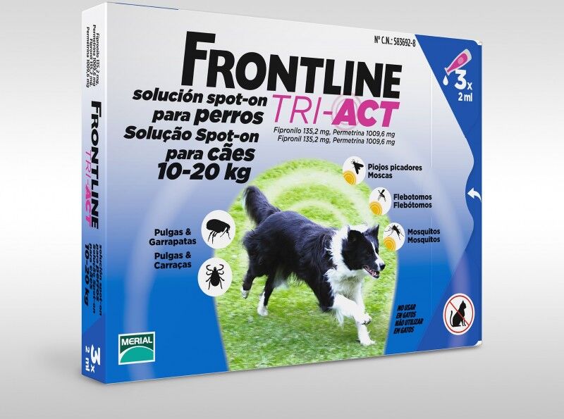 Merial Frontline Tri-Act (10-20 Kg) 6 Pipetas