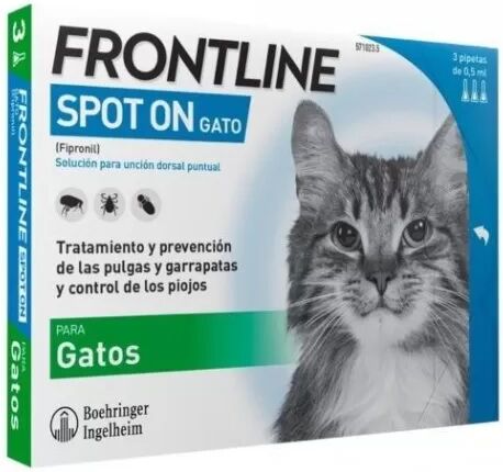 MERIAL Frontline Gatos 3 Pipetas