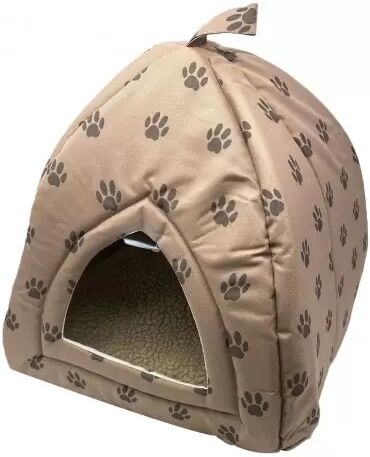 COMPLEMENTOS Iglú Para Perros Y Gatos Dibujos Barakaldo Vet Shop 37 X 37 X 36 Cm - Leopardo