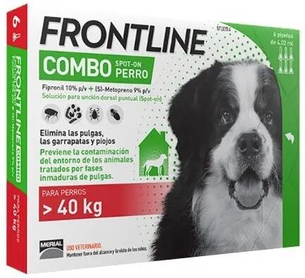 MERIAL Combo Frontline (40-60 Kg) 6 Pipetas Grande