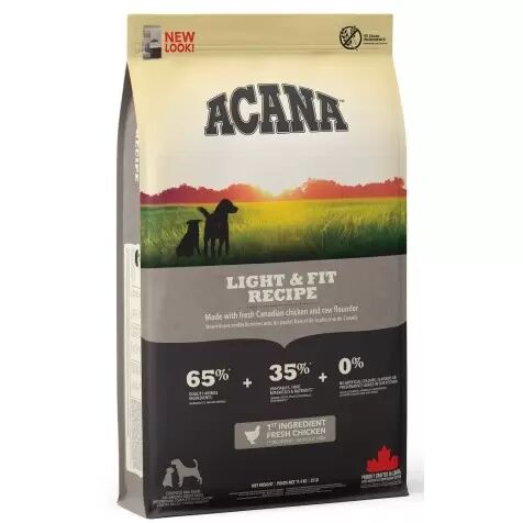 Acana Light 2 X 11.4 Kg + Lata Light