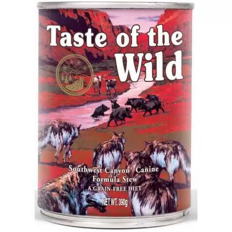 Taste Of The Wild Southwest Canyon Grain Free Perro Latas 12 X 390 Gr