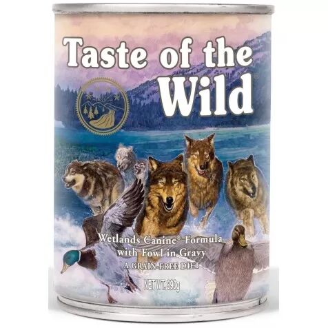 Taste Of The Wild Wetlands Grain Free Perro Latas 12 X 390 Gr