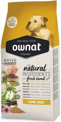 Ownat Classic Lamb & Rice Perro 15 Kg