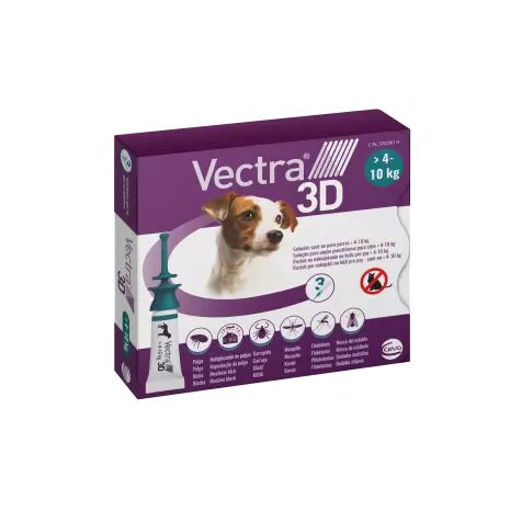 CEVA Vectra 3d Perros 3 Pipetas 4 - 10 Kg