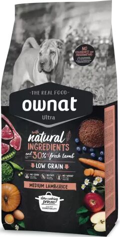 Ownat Ultra Medium Lamb & Rice Perro 8 Kg