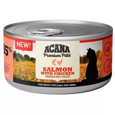 Acana Wet Salmon With Chicken Gato 24 X 85 Gr