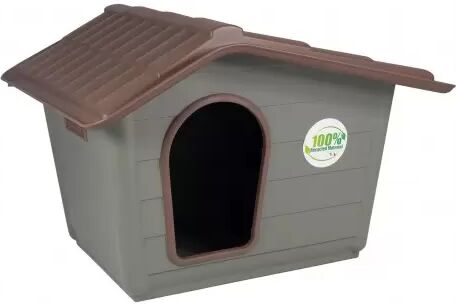 NAYECO Caseta Para Perros De Plástico Eco Sweet Home Medianos - 79 X 56 X 60 Cm