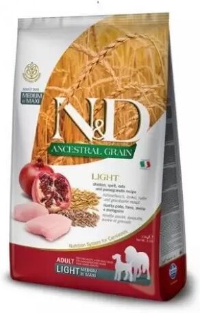 Farmina Nd Ancestral Grain Adult Light Medium / Maxi Pollo 2.5 Kg