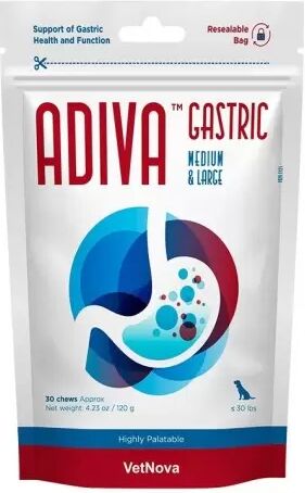 VETNOVA Adiva Gastric 30 Chews Medium & Large