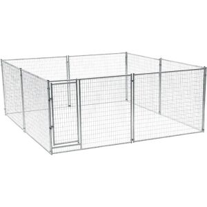 koiratarvikkeet Jämpti Pro MAXI-kuumasinkitty tarhapaketti / 6 x 6 m (1+11)