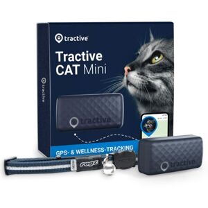 Tractive GPS CAT Mini – GPS-seurantalaite kissalle aktiivisuuden seurannalla   ILMAN TILAUSTA   TRCAT5DB   tummansininen