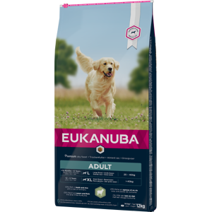 Eukanuba Adult Large À L'agneau 12 Kg - Publicité