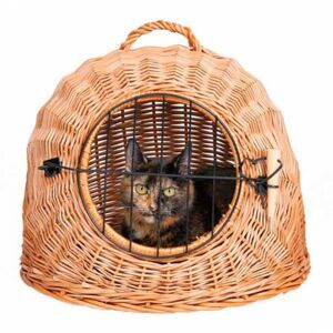 Trixie Cage De Transport Osier Chats/Chien, Ø 50 Cm 50 Cm - Publicité