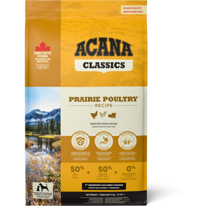 Acana Prairie Poultry Nourriture Chiens Natural 9,7 Kg - Publicité