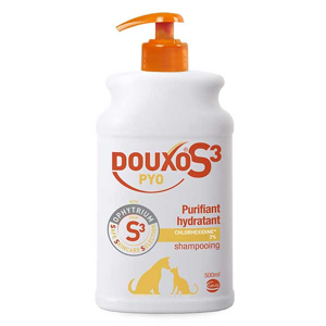 Ceva Douxos3 Pyo Shampoing Purifiant Hydratant 500ml - Publicité