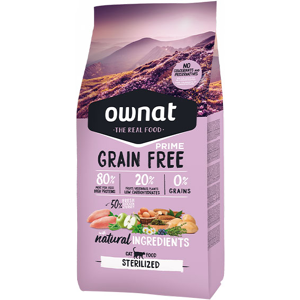 Ownat Grain Free Prime Croquettes Chat Stérilisé 1kg - Publicité