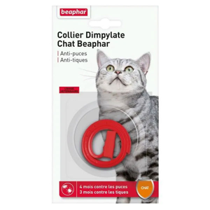 Beaphar Collier Dimpylate Chat Anti-Puces Anti-Tiques - Publicité