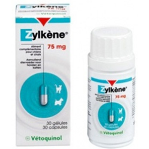 Vetoquinol Zylkene Chien et Chat 75mg 30 gélules - Publicité