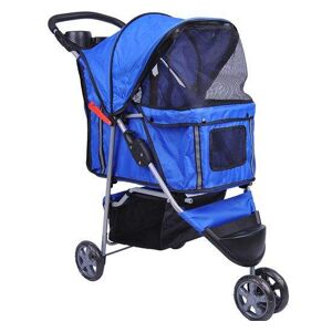 Bc-elec - 5663-0015Ablue Poussette pour animaux à 3 roues, coloris bleu