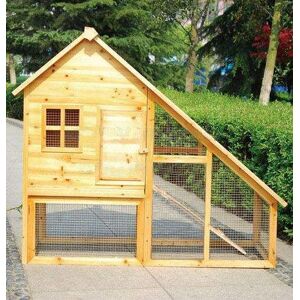 Bc-elec - 5663-0553 Cage pour Lapin, Clapier en bois avec porte et tiroir, 136 x 118 x 61cm