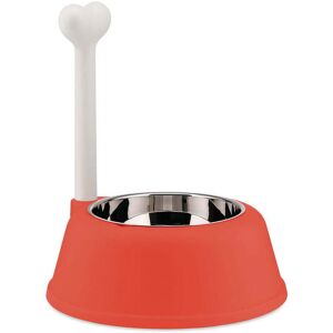 Alessi - Gamelle pour chien Lupita, rouge-orange