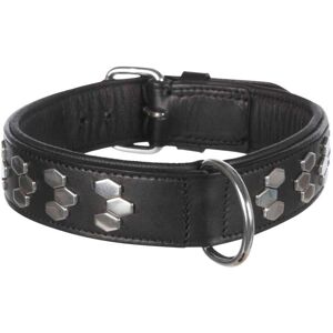 Active collier Trixie Design stylisé - Cuir - Taille m - 38–45 cm - Noir - Publicité