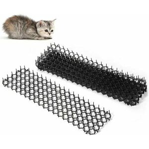 Anti-Chat avec Pointes, Lot de 5 Tapis Anti-écailles pour Chat avec Pics, 49 x 14 cm Tapis Répulsif Chat Exterieur Pic Anti-Chat, Epine Grille Tapis Anti-Chiens pour Clôture de Jardin - Publicité