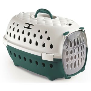 Cage de transport Smart chic verte max 6 kg pour petit chien et chat Stefanplast Vert - Publicité