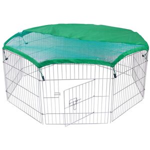 Maxxpet - Enclos pour lapins avec couverture - 8 pièces - 80x75 cm - Clapier pour lapins - Cage pour lapins - Cage pour rongeurs - black - Publicité