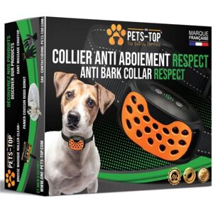 ONE PETS-TOP Collier Anti Aboiement Petit Chien Chihuahua Vibrant Sans Choc Automatique Etanche Impermeable Electrique Rechargeable Idéal Petites Races 2 a 20 Kg Dressage Education Rapide 2 Modes Manuel Français - Publicité