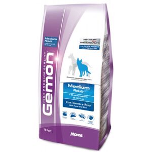 - gemon - croquettes pour chiens adultes de taille moyenne 15KG thon et riz