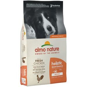 Croquettes pour chiens entretien holistique chien moyen' poulet - 12KG' - Almo Nature