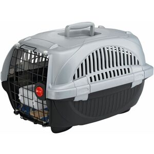 Ferplast ATLAS DELUXE Cage de transport pour chats et chiens de petite et taille - 2 mesures. Variante 10 - Mesures: 34 x 50.7 x h 30 cm - Noir - Noir - Publicité