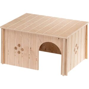 Sin 4646 Maisonette pour lapins en bois fsc. Variante sin 4647 - Mesures: 37 x 27.7 x h 20 cm - - Ferplast - Publicité