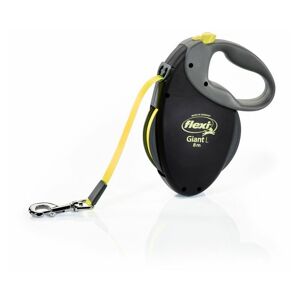 Flexi - Laisse Giant l Tape 8 m black/ neon yellow GT3-210-S-NEO-12 - Noir/Jaune - Publicité